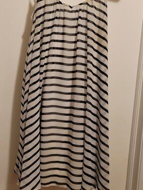 Express Black and White Striped Women's Dress Size Small / Petite